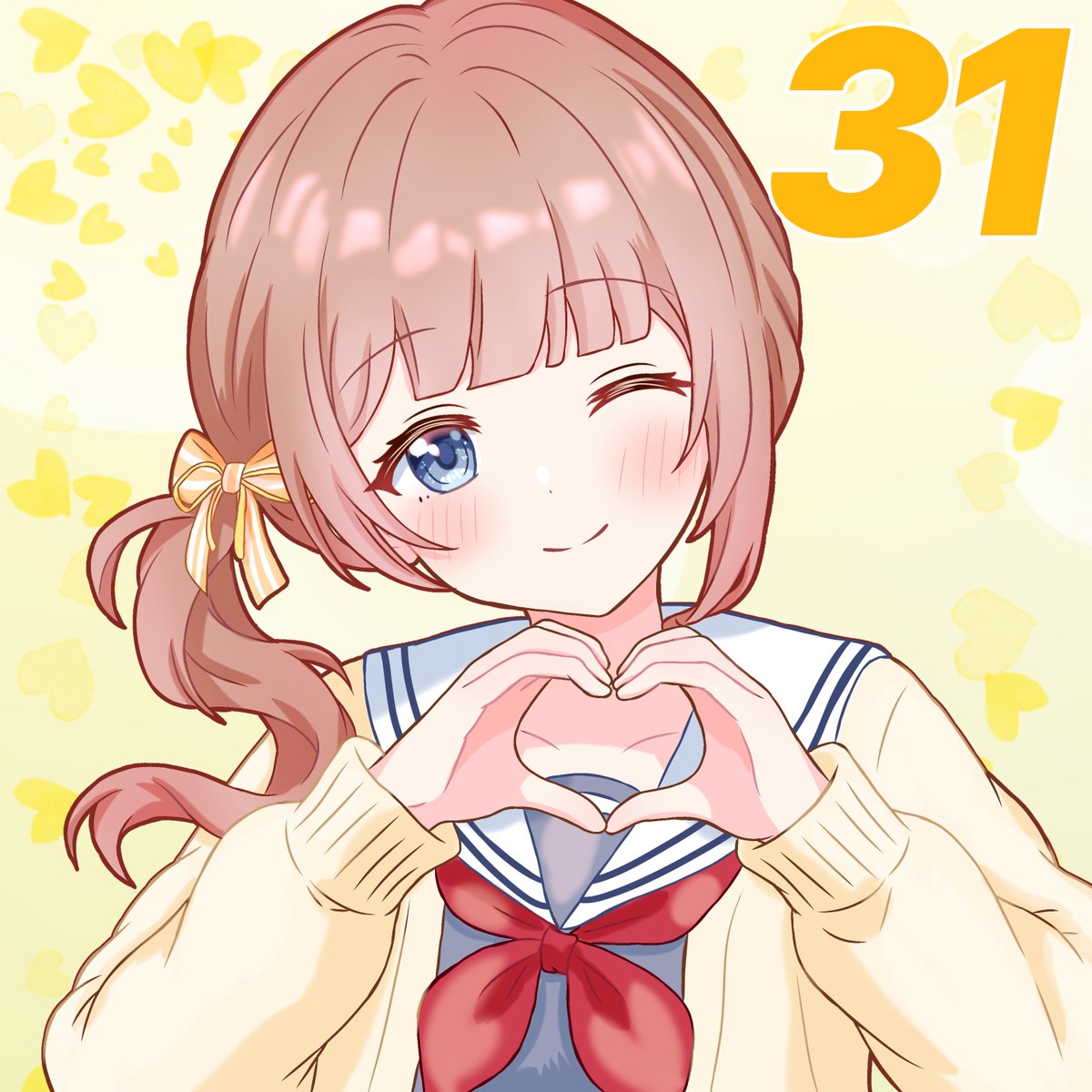 JIO07121027's tweet photo. 31日目(最終日):🫶ほなみ
#1日1穂波 https://t.co/xd5CVdxXAZ