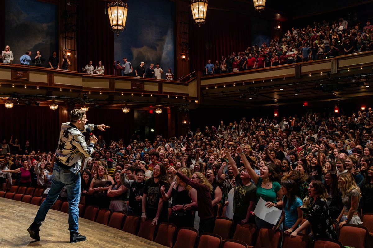 FSUDSA's tweet photo. No need to theorize here: another great Golden Torch Lecture in the books!

@MatPatGT joined @fsu_cci Professor and Associate Vice Provost for Academic Innovation Dr. Paul Marty for a discussion on his journey, advocating for creators on a national level and of course, FNAF lore https://t.co/tRz8z8mbSz
