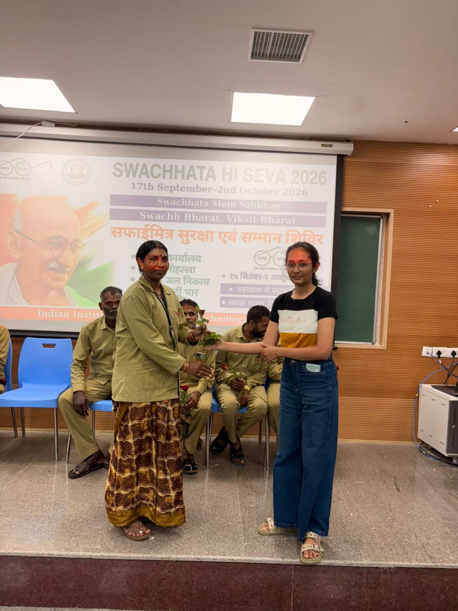 IIIT_Pune's tweet photo. #SafaiMitra Suraksha Evam Samman Shivir | #SwachhataHiSeva 2026

Swachchata #Doots, #students, &amp; #staff came together to learn, listen &amp; commit to 4-Way Waste Segregation — for a cleaner campus and safer, more dignified work for our SafaiMitras.

#SDG3 #SDG6 #SDG11 #SDG12 #SDG13 https://t.co/M2euNiopy6