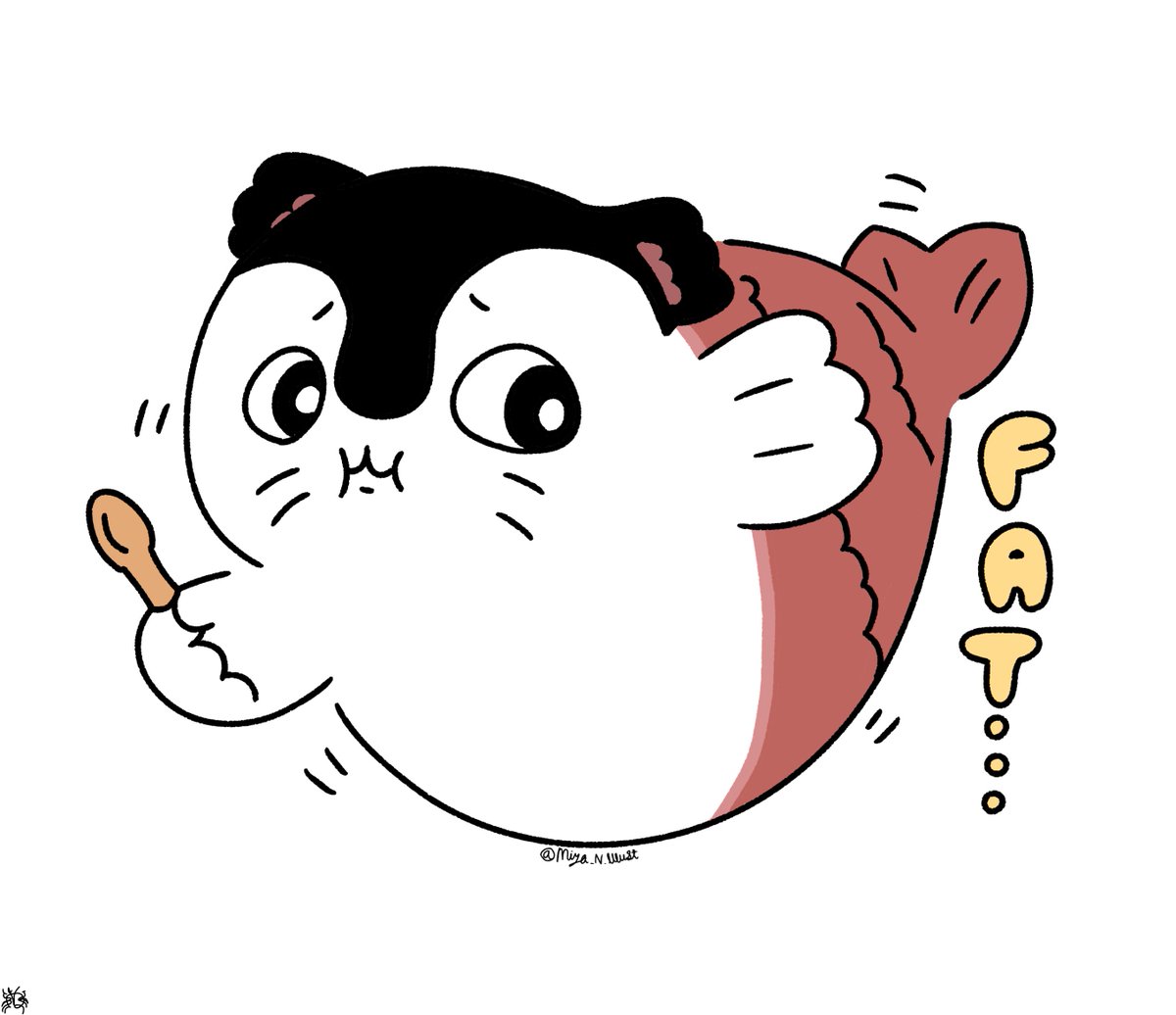 MIYA_N_illust's tweet photo. セイレーンは太ければ太い程良い
> - <b https://t.co/Q03B4w7sVm