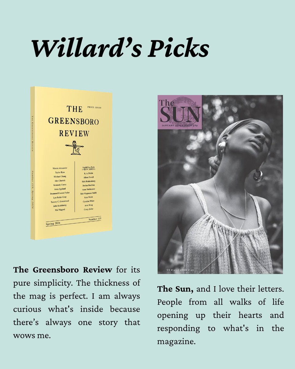 epiphanylit's tweet photo. Day 3 of #LitMagWeek is a great excuse to recommend the lit mags that keep our team inspired. Which magazines and journals would you add to the list? https://t.co/5fkNBYbSZX