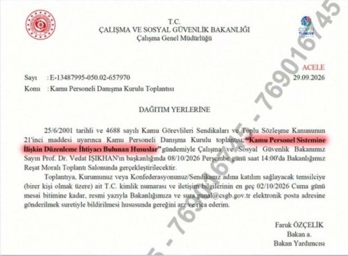 ERSNATLI5834's tweet photo. TALEPLERİMİZ NET:
🔹 Yardımcı Hizmetler Sınıfı 
🔹 🎓 Eğitim durumuna göre GİH/THS’ye geçiş sağlanmalı.
🔹 📊 1. dereceye 3600 ek gösterge verilmeli.
🔹 📋 Görev tanımları netleştirilmeli.
🔹 ⚖️ Özlük ve mali haklar iyileştirilmeli.
🔹 🏛️ Üniversite idari personeline merkezî tayin hakkı getirilmeli.

#YardımcıHizmetlerSınıfı 
#200bin #1milyonaile #kpss
