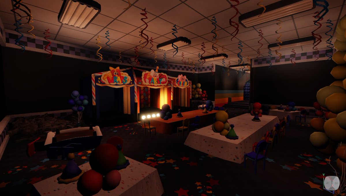 ToyboxFunhouse's tweet photo. Let start with a bit of a Dev Log 🧵 
Why don't we start off by showing one of our maps; The Party Room! 

So sad that the company never got to debut it.. isn't it?
#ToyboxFunhouse https://t.co/zdKGdWmVpv