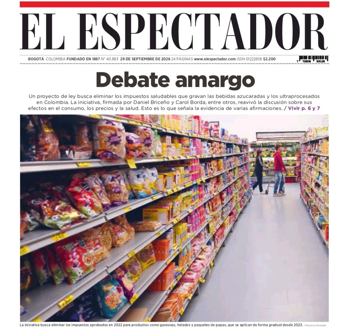 FIANColombia's tweet photo. ¿Los impuestos saludables quiebran tenderos o encarecen la canasta familiar? 🥤📉 Desmontamos los mitos de la industria con evidencia científica y datos 
https://t.co/am79A6NUSe https://t.co/4M2l4daWS0