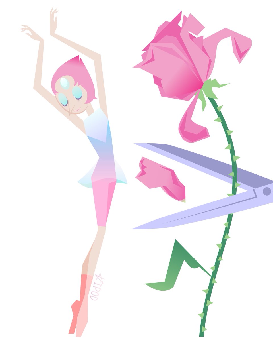 kipodko's tweet photo. a single pale rose #stevenuniverse https://t.co/Sg35NYnSdI