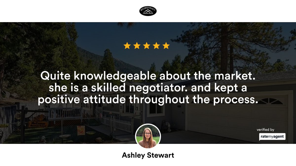 astewartidy's tweet photo. My latest RateMyAgent review in Idyllwild-Pine Cove.
CAR 01466789
https://t.co/0MluIthI8R
...
#ratemyagent #realestate #Idyllwild_Realty https://t.co/EV2MoceQLm