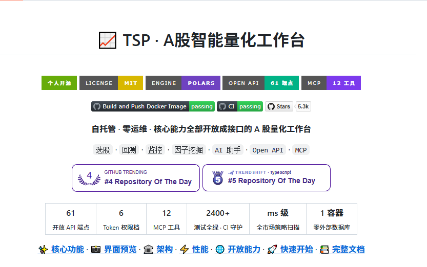 dandanetha's tweet photo. 做 A 股的可以收藏下了，这个开源项目是真有点东西。

一个本地看板直接全包：全 A 选股 + 实时盯盘 + 策略回测 + AI 复盘。

内置 18 种策略，MA、MACD、RSI、KDJ 一键把全市场扫一遍；回测连 T+1、手续费、滑点、止损都给你算进去，盘后还能自动扒出连板梯队、概念轮动、炸板翘板。

更爽的是，看日 K 不填 Key 也能用，AI 还能接 DeepSeek、通义、Ollama。

🔗：https://t.co/5acUmbhSaI