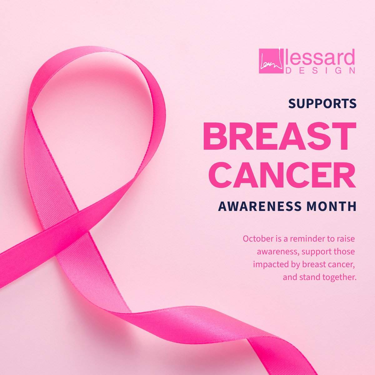 Lessarddesign's tweet photo. October is Breast Cancer Awareness Month. 🎀
At Lessard Design, we stand with everyone impacted by breast cancer and recognize the importance of awareness, early detection, and supporting one another. Together, we wear pink. 💗
#LessardDesign #BreastCancerAwareness #ThinkPink https://t.co/CNb0C5Hgds