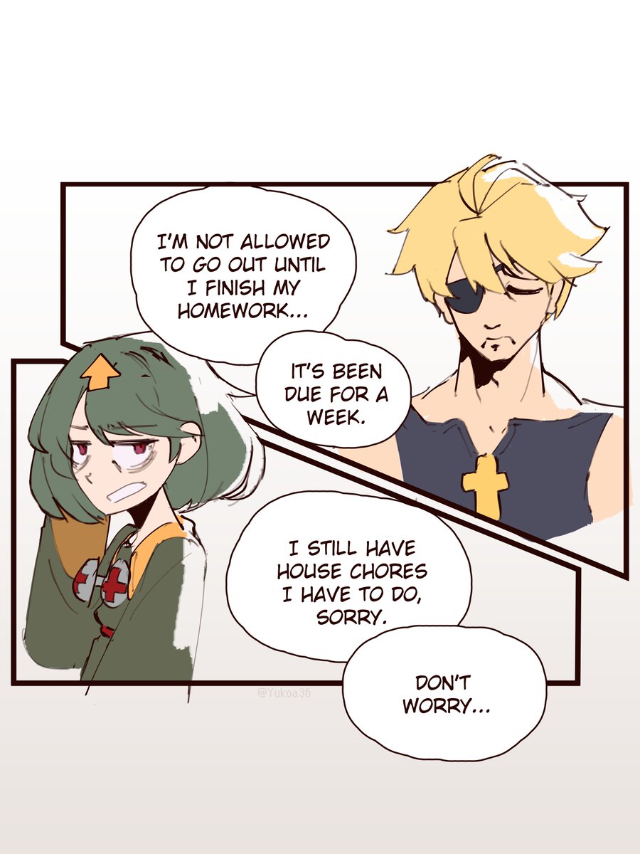 Yukoa36's tweet photo. Ramlethal's Day Off     (2/?) https://t.co/1CudRPdh1b