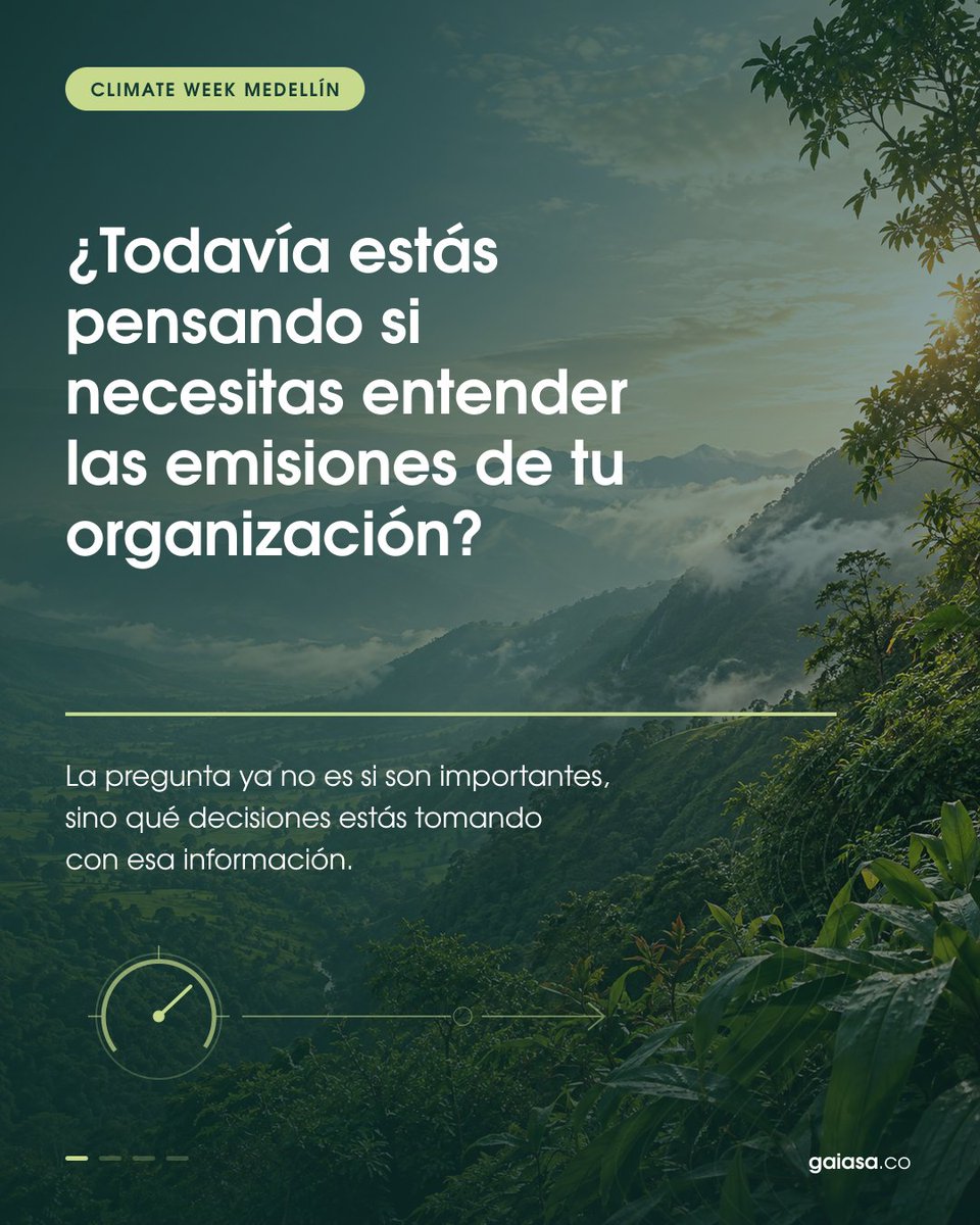 GaiaAmbiente's tweet photo. Puedes leer el resumen después. O hacer tus preguntas en el taller de Gaia 🌿.
1 de octubre · 8–11 a. m. · Medellín
Gestión de bajas emisiones.
Inscríbete: https://t.co/poDt8etU3S
#ClimateWeekMedellin https://t.co/kIvfirgNKO