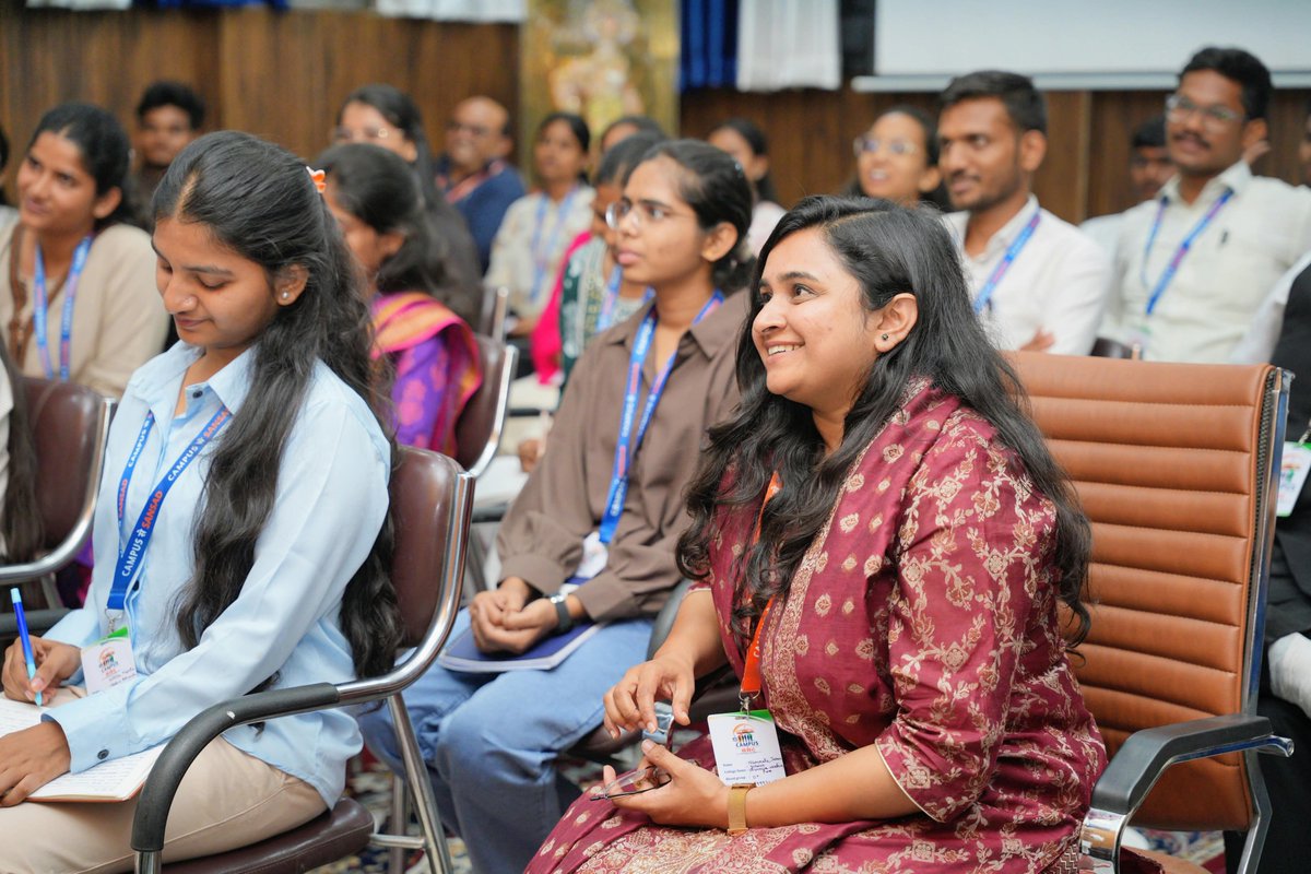 TawdeVinod's tweet photo. New faces, the same restless curiosity.

The second batch of Campus se Sansad is here, and with each batch the idea is growing beyond a single campus and is becoming something shared.

My years in student politics taught me that democracy is not something you watch from a distance. You take part in it. Every student who goes through this programme and sees our institutions up close takes a little of that lesson home and passes it on.

Young India is not waiting in the wings. It is already shaping the nation, in its questions, its choices and its convictions. It is a privilege to be in the room with them.

#CampusSeSansad