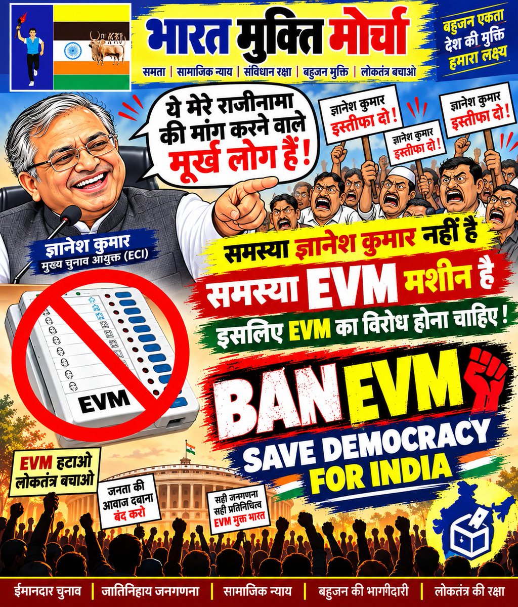 Yuvakranti1818's tweet photo. ban Evm https://t.co/gzmoZD6rjN