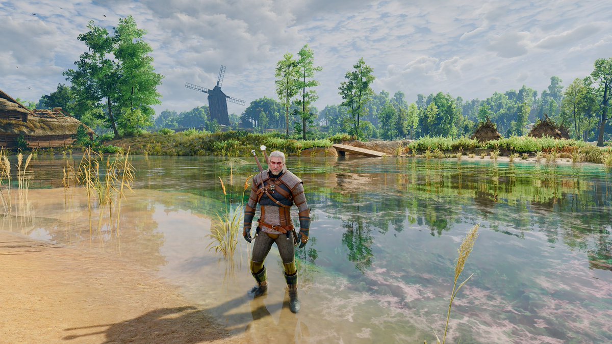 BenRiley83's tweet photo. I took both of these screenshots while playing, 11 years apart! #TheWitcher3Remaster #CDPR https://t.co/H50cZMlPcZ