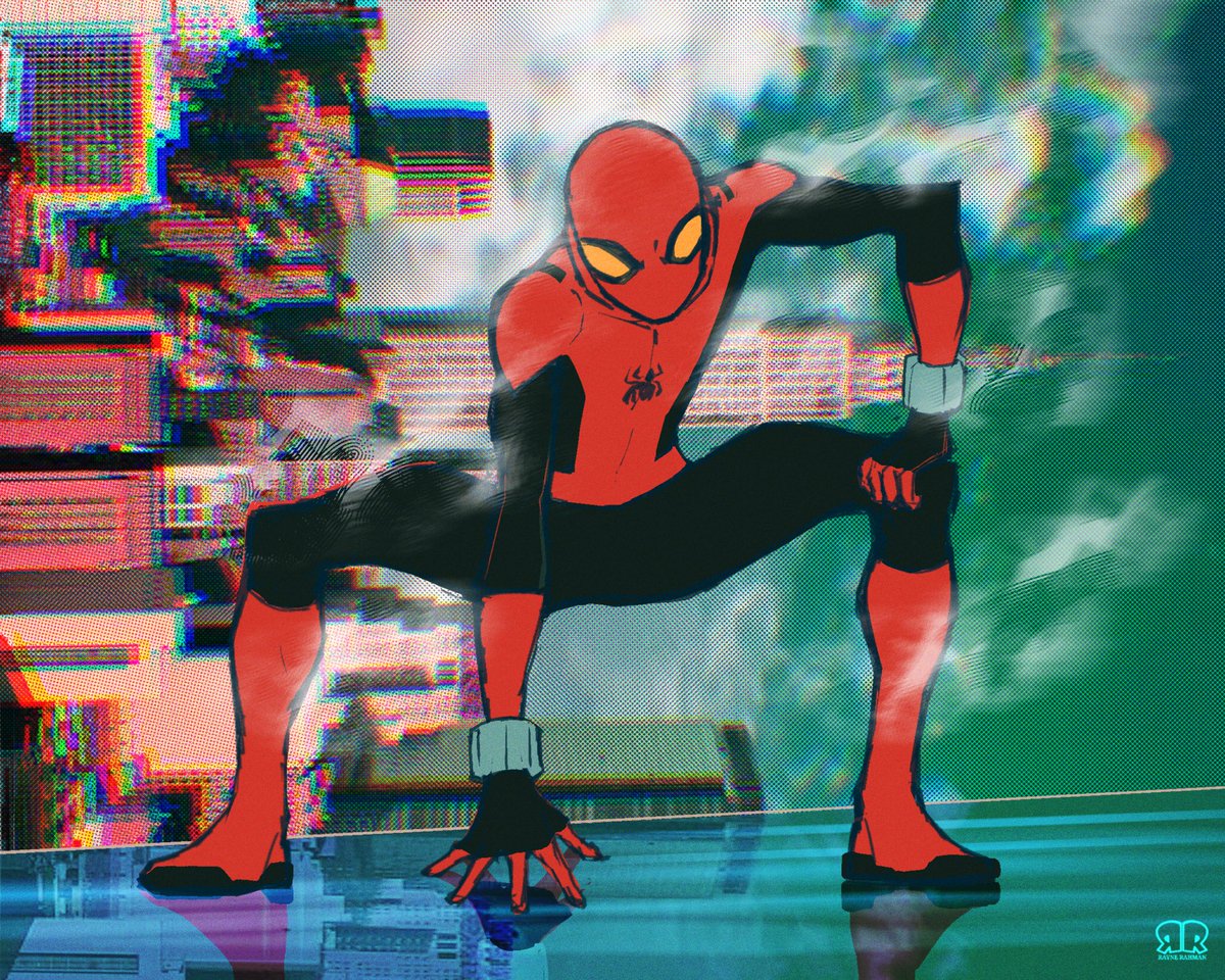 RayneRahman's tweet photo. SPIDEY (Luffy Pose). https://t.co/pcyKUJJvTc