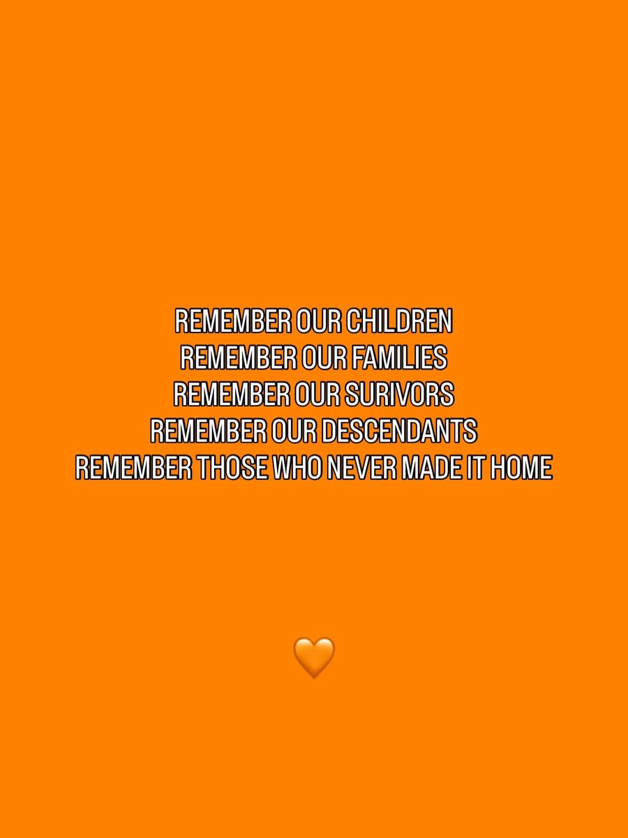 danielleboyerr's tweet photo. Orange shirt day https://t.co/fBbFvoA8hX