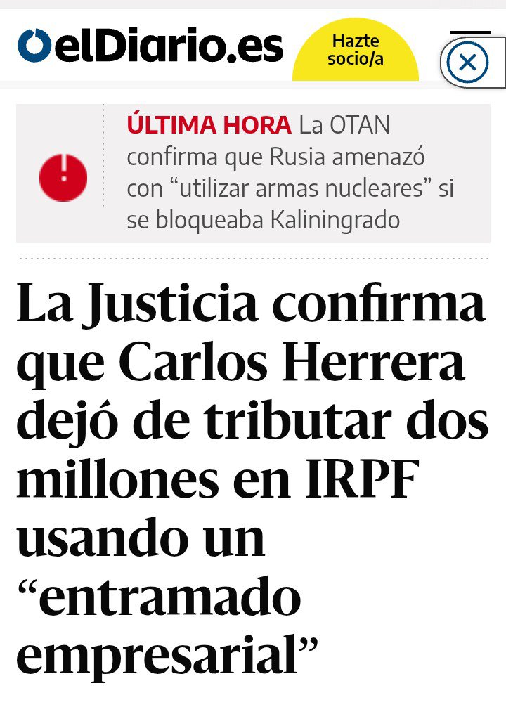 Wilde28281766's tweet photo. Pues nada, que el patriotilla Carlos Herrera tenía montado un  entramado empresarial para eludir tributar en su "España querida" . Se conoce que la criatura, es mucho de  turismo fiscal.

No es magia...Son NUESTROS impuestos.👇👇 https://t.co/NjJn9O1Hml