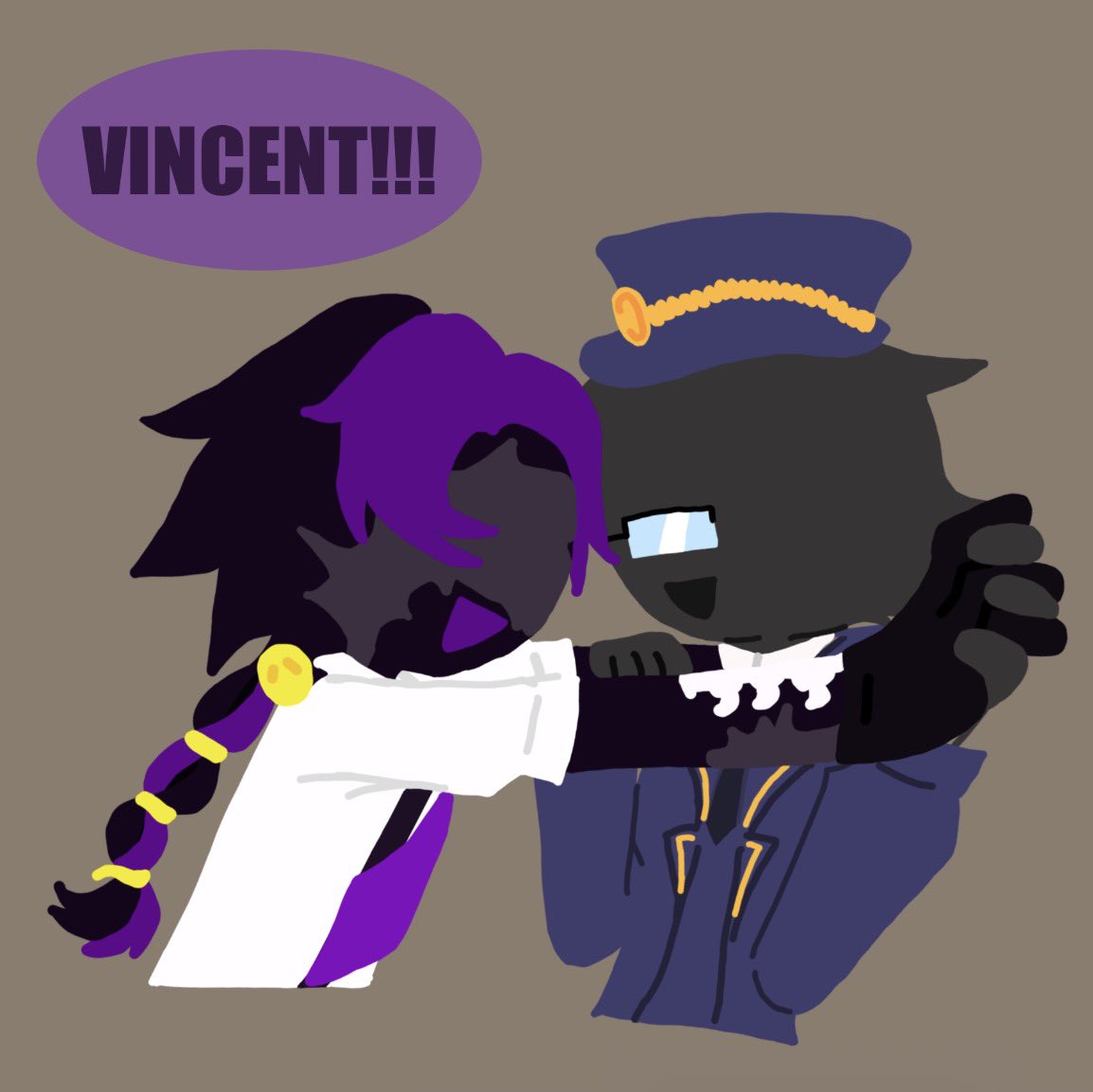 KleeFlax's tweet photo. as soon as ash saw it was vinnie he excitedly called out vinnie's name and rushed over awwwwww #ashswagfanart #surfacetension #vpnduo (actually considered add scars on ash but yeah) https://t.co/xUevy6CVrN
