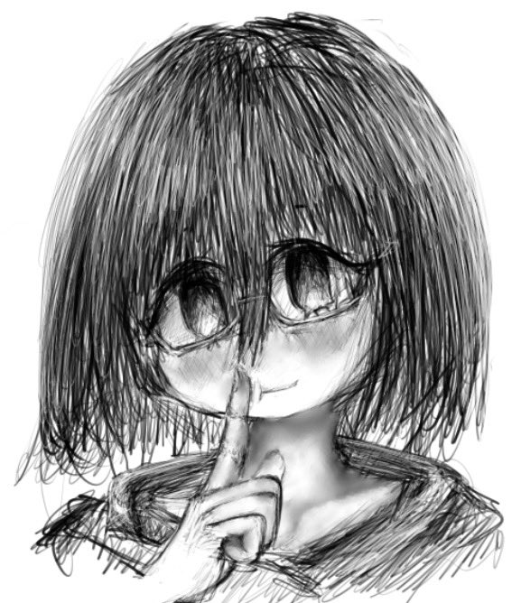 Sirasubimi's tweet photo. メガネの子。このくらいの目のひかりが好み。あゝ…眼鏡っこ https://t.co/sQpS2SF0Xo