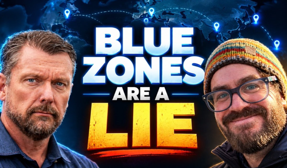 KenDBerryMD's tweet photo. The Blue Zones are a lie, and the data does not back the plant-food legend.
Dr. Saul Newman goes through Okinawa, Sardinia, Loma Linda, missing death certificates, and a story that sold very well.
If that book made you drop steak for a "longevity" diet, watch this.
https://t.co/G9Ssud1tvf