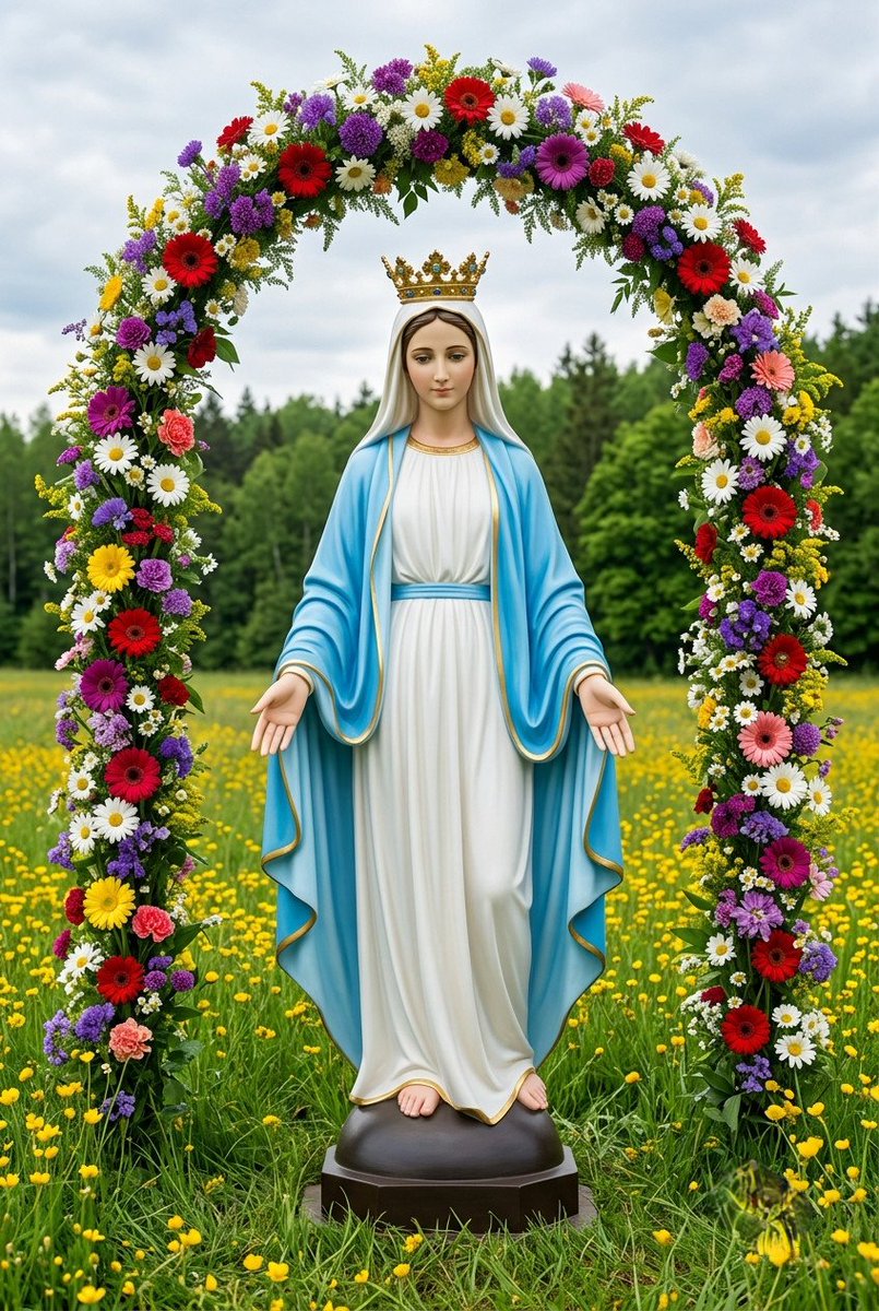 MotherMary____'s tweet photo. Hail, Mary! Full of grace,
The Lord is with thee;
Blessed are thou among women,
And blessed is the fruit of thy womb, Jesus.
Holy Mary, Mother of God,
Pray for us sinners,
Now, and at the hour of our death.
Amen. https://t.co/3TwjrF5Au1