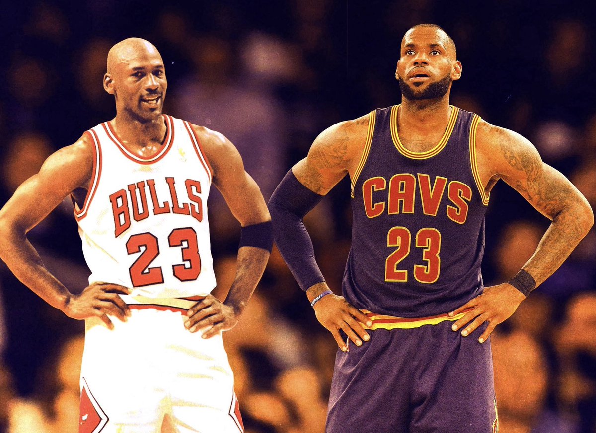 Guru___young's tweet photo. WHO WOULD BE MORE DOMINANT?

🐐 MICHAEL JORDAN IN TODAY’S NBA
👑 LEBRON JAMES IN THE 1990s

Same greatness. Different eras.

Who are you taking? https://t.co/oW1PzPLgGC