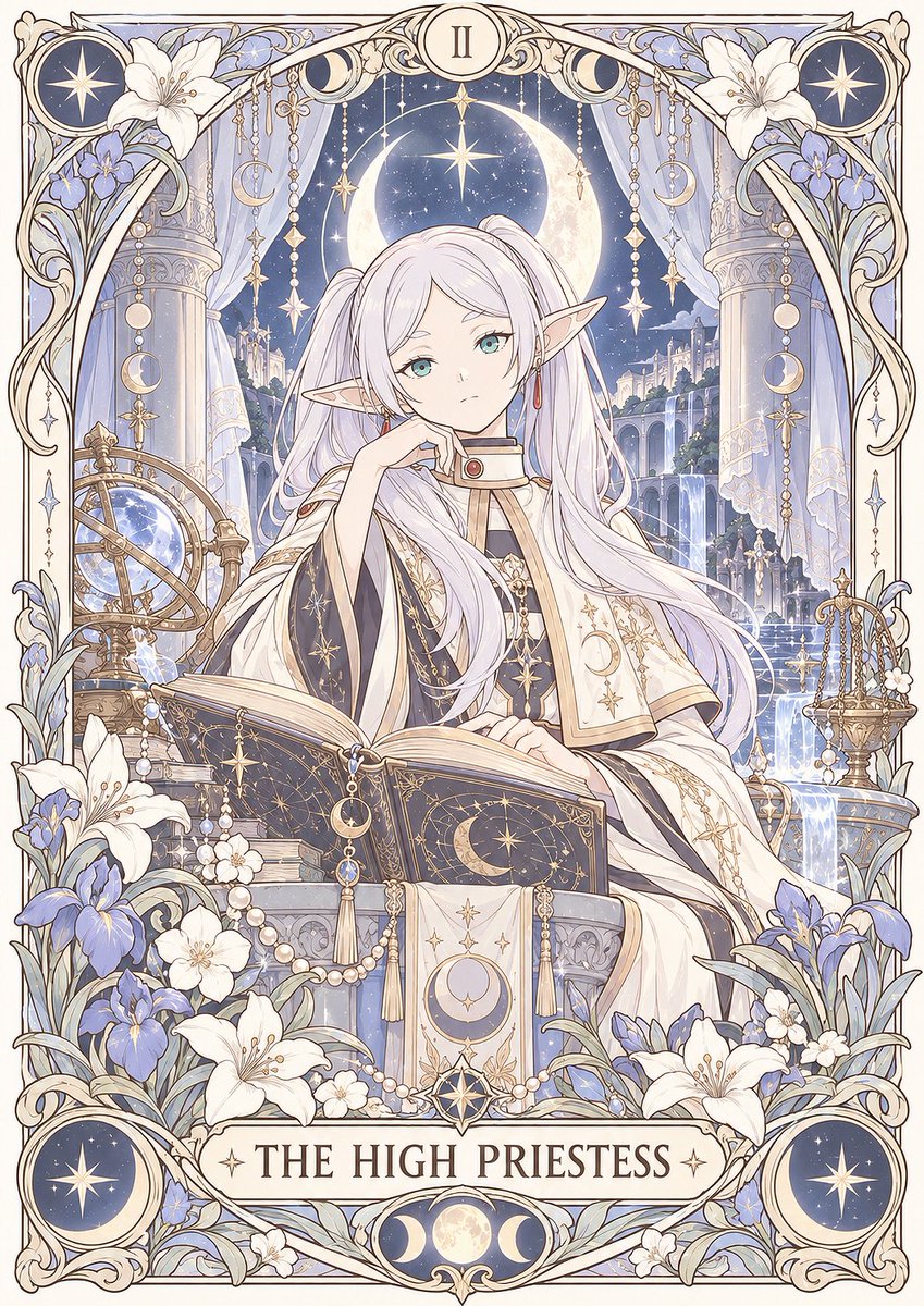picowan11's tweet photo. The High Priestess  : Frieren https://t.co/nHD1bRC8iJ