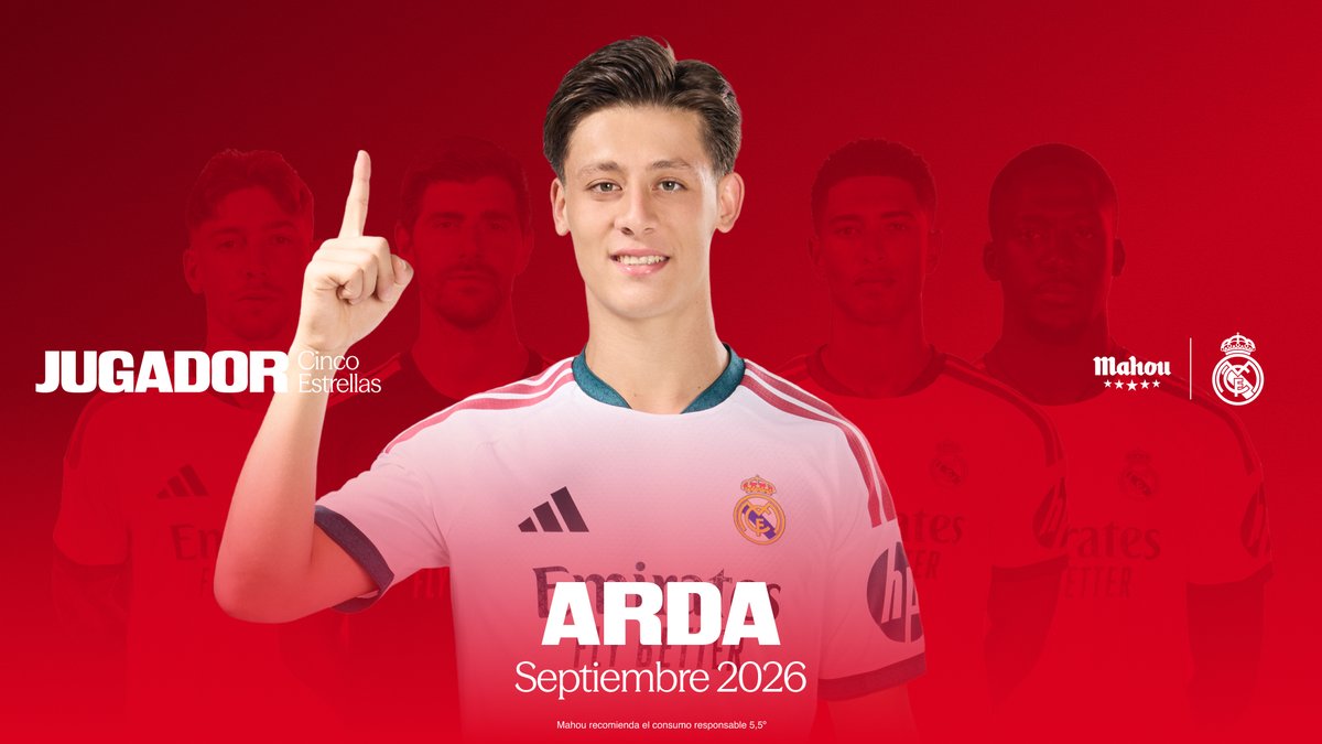 MadridSports_'s tweet photo. 🚨 OFICIAL: ARDA GÜLER, elegido Mejor Jugador del Real Madrid en el mes de septiembre https://t.co/xl6Pz3p0JG