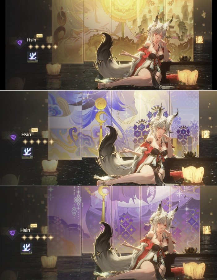 Scyrptor's tweet photo. Does Hsin really has 3 different gacha animation background?

-> This is first one i encountered

#WutheringWaves #Hsin https://t.co/6OTGJ0nKbL