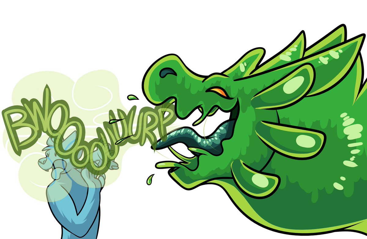 lavandark's tweet photo. This is genuinely one of my most favorite comms I’ve got in a while~ I’m just so happy to burp on you look at that smile!! How could you say no to a dragon that just looks THAT happy to be belching in your face!! https://t.co/N9dKQ8baNq