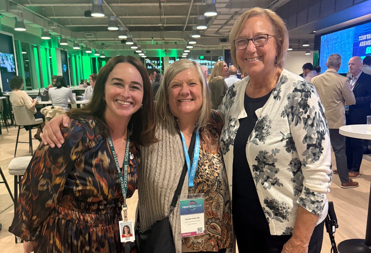 MEDITECH's tweet photo. What a fantastic night! ✨We loved catching up with fellow healthcare leaders, Alliance members, and MEDITECH colleagues at the MEDITECH Huddle last night! ✨🎶🎉
#MEDITECHLIVE✨ https://t.co/RJur04W3H4