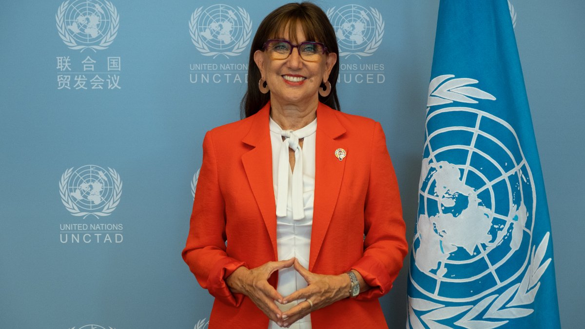 UNWatch's tweet photo. Update: Costa Rica’s Rebeca Grynspan has improved her lead in the race to become the next UN chief.  

It is still unclear if any of the 5 veto-wielding powers oppose her.

Latest UNSC straw poll (✅ -❌ -🤷‍♂️):
Grynspan: 10-3-2
Rodrigues-Birkett: 8-6-1
Grossi: 8-7-0
Otunnu: 5-8-2
Sall: 5-9-1
Espinosa: 3-10-2
Baki: 1-11-3