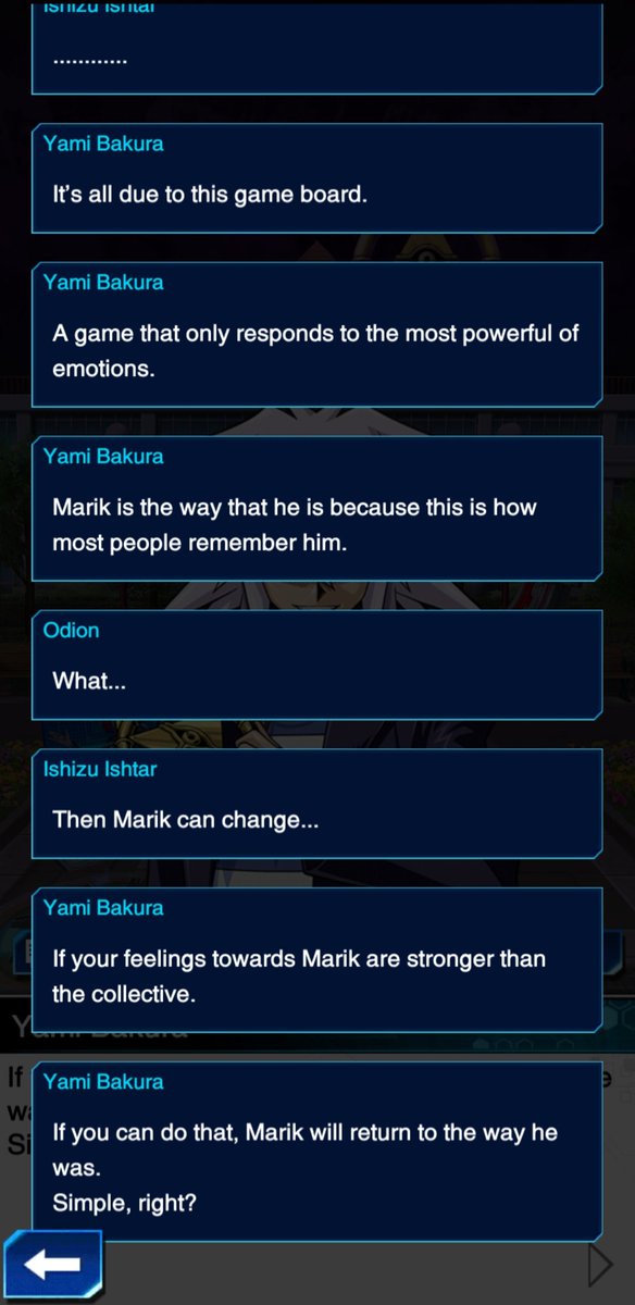 divinepierce's tweet photo. thinking about these two event convos in particular, just openly chatting about Pegasus' death, and about Marik's Dinks Induced Brain Scrambling https://t.co/y995iywpbb