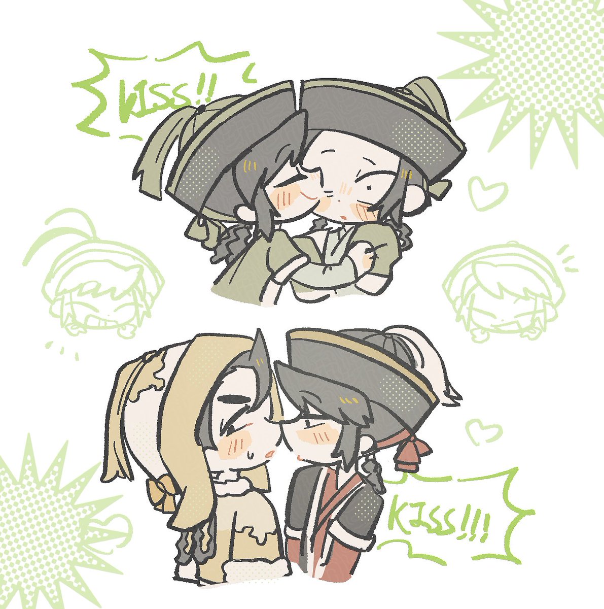 ue_hidari_05's tweet photo. ‼️KISSKISS‼️
（オルバト➕モンバト） https://t.co/IpmwxR7c02