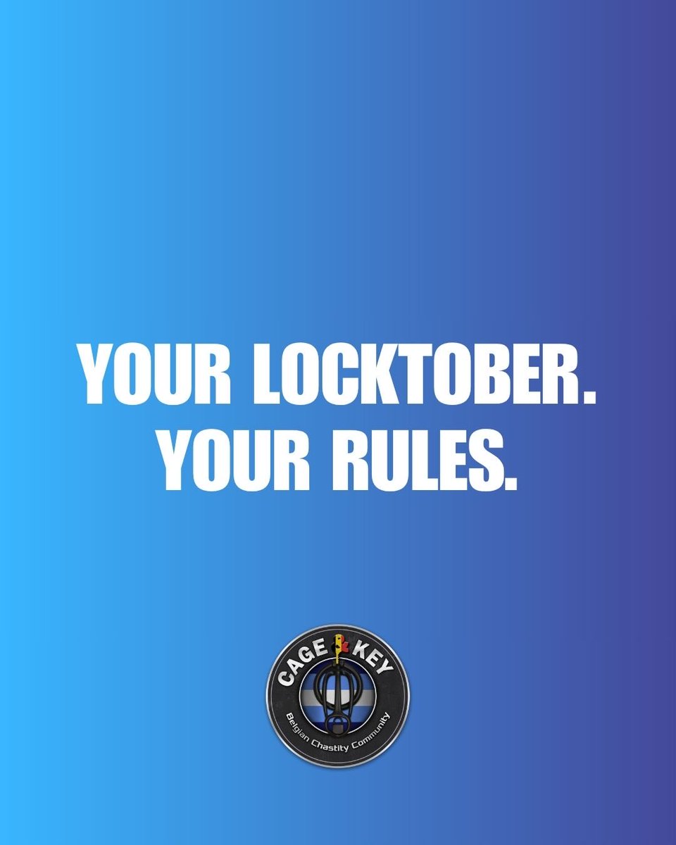 cageandkeybe's tweet photo. Your Locktober. Your rules. 🔐 https://t.co/vdufXyOVBB