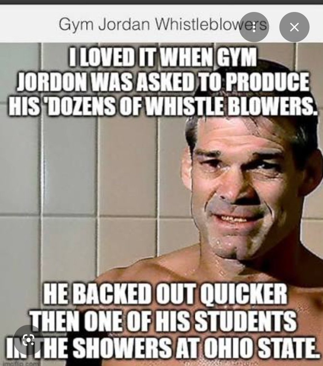 StrutzBearCat's tweet photo. Gym (I help pedophiles) Jordan is a SICK SOB. 
First he helped PEDOPHILE Richard Strauss sexually assault students at Ohio State.
Now he's one of PEDOPHILE Donald Trump's staunchest protectors. 
Gym's been a LOSER all his life and he's always going to be on the losing side.
Start writing your resignation letter Gym. November is coming and your losing streak is going to continue.
#ReleaseTheTrumpEpsteinFiles #VoteBlueToSaveAmerica from Traitor Trump's LOSERS!