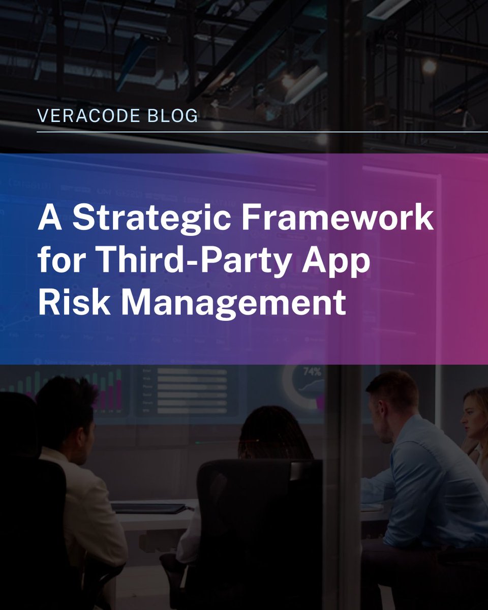 Veracode's tweet photo. Third-party code is part of your application, and your risk. It drives 66% of the most dangerous, long-lived vulnerabilities. Learn how defense in depth can help teams get ahead of supply chain risk: https://t.co/c3sN71efUi https://t.co/X0NapUeD7f