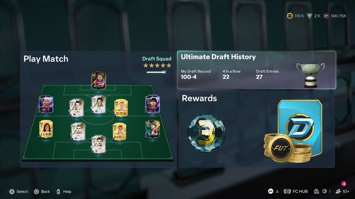 FutServicePro's tweet photo. Elite Division reached ✅
100-4 Draft record so far ✅

EAFC 27 is off to a strong start 👀🔥

📩 DM now to reserve your spot
#EAFC27 #FUTChamps #UltimateTeam https://t.co/YgGySCK9LM