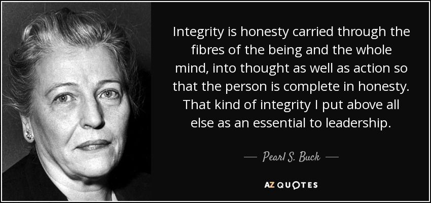 RickConlow's tweet photo. PEARL S. BUCK & INTEGRITY.
#leadership #management #servantleadership #peoplefirst #coaching #innovation #womeninleadership #startups #humanresources #employeeengagement #entrepreneurs #businessowners #ceos #leadbyexample #teamwork #change #success #positivevibes https://t.co/Yp7Am6RMmE