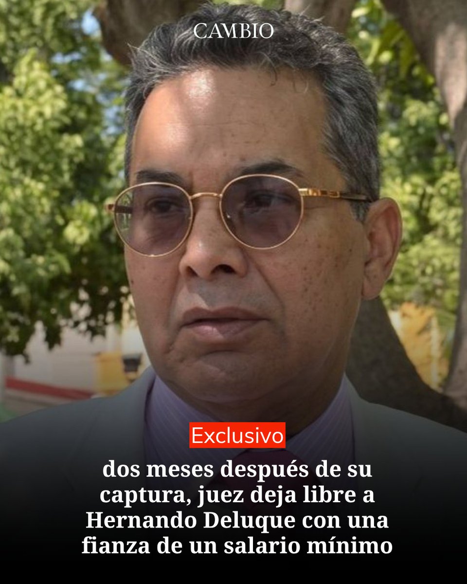 estoescambio's tweet photo. Un juez de Riohacha suspendió la pena de 7 años por peculado al exgobernador Hernando Deluque. Es su tercera condena que purga en libertad. Para conocer los detalles, lea en: https://t.co/wHex4OhnhY https://t.co/tYpd6XhPI7