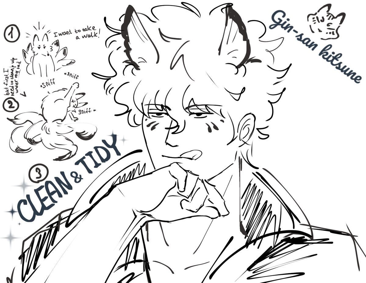 nasu_chhan's tweet photo. Gin kitsune lol 🦊
#gintama #坂田銀時 https://t.co/86jfxkAv8v