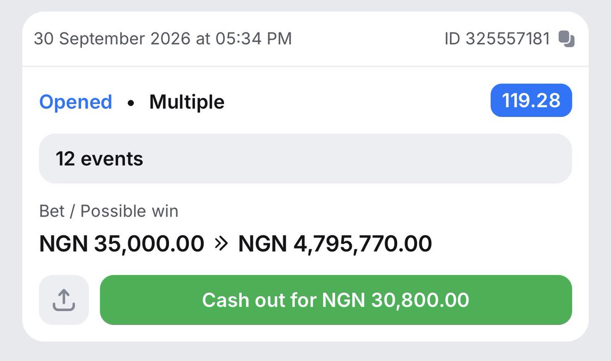 Girlpunter's tweet photo. 🔥119 odds 👉 https://t.co/CvOQZIaVj7

BETCODE 👉 qFu1c1d1

How to load booking code on 1WIN https://t.co/URTbmdlo8U

Register on #1WIN with my link to access my bet code 👇:
NIGERIA - https://t.co/kSwNfDoiMd
Promo code👉 GIRLPUNTER

How to deposit on #1WIN 👇
https://t.co/FHep6xmAEW