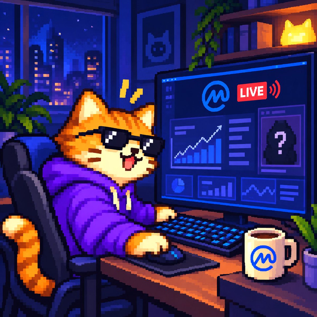 _CoinMarketCat's tweet photo. @Wantedbypolis @kohkoh101 @zani_io CoinMarketCat won’t miss it 😽 We’ll be tuning in. Any tiny hint about the sneak peek? https://t.co/g1ydmx4kmr
