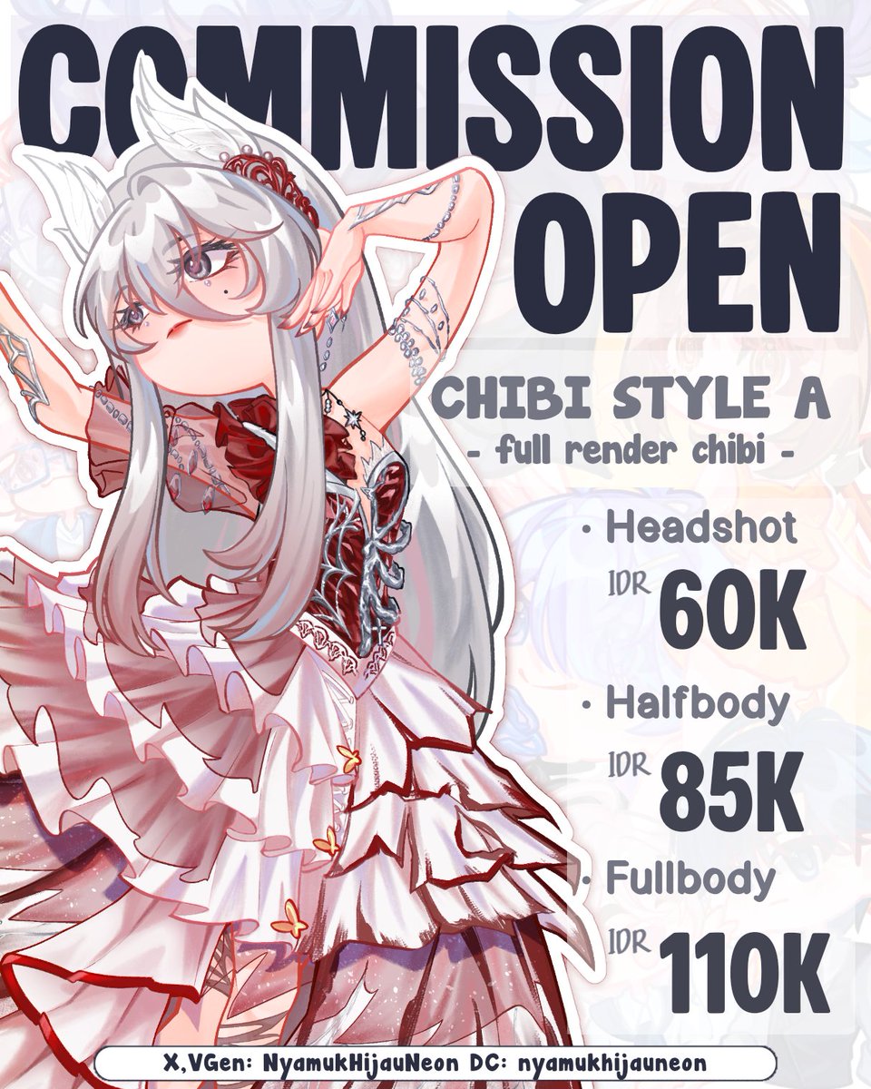 NyamukHijauNeon's tweet photo. 🫪NYAMUK OPEN COMMISSION🧵
♥️ and 🔁 are veryy appreciated! (⁠≧⁠▽⁠≦⁠)
Haloo, aku lagi opcom buat lokal dgn slot sampai capekk. Menu YCH lain dan TOS silakan intip di replyy (⁠◕⁠ᴗ⁠◕⁠✿⁠) 
Please @ after DM yah🥹

I'm also on Vgen, checked it out on my bio or reply! https://t.co/T7wliwSyYu