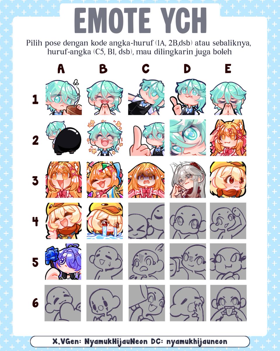NyamukHijauNeon's tweet photo. 🫪NYAMUK OPEN COMMISSION🧵
♥️ and 🔁 are veryy appreciated! (⁠≧⁠▽⁠≦⁠)
Haloo, aku lagi opcom buat lokal dgn slot sampai capekk. Menu YCH lain dan TOS silakan intip di replyy (⁠◕⁠ᴗ⁠◕⁠✿⁠) 
Please @ after DM yah🥹

I'm also on Vgen, checked it out on my bio or reply! https://t.co/T7wliwSyYu