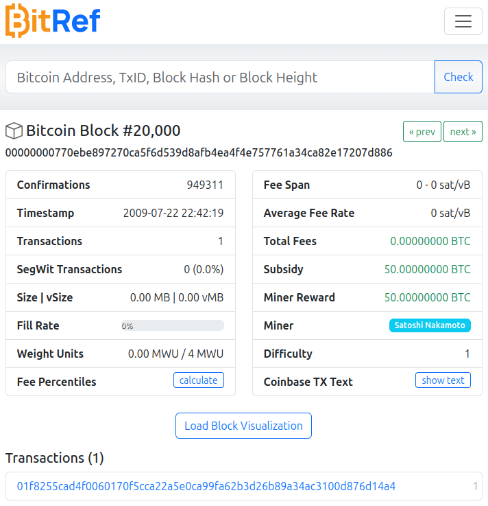 BitAccelerate_'s tweet photo. We’ve integrated the Patoshi Pattern data into BitRef’s Bitcoin Block Explorer.

Blocks identified by the Patoshi Pattern are now labeled Satoshi Nakamoto as the miner, making it easier to explore and analyze the blocks historically attributed to Satoshi. https://t.co/Ll6LHIdFKm