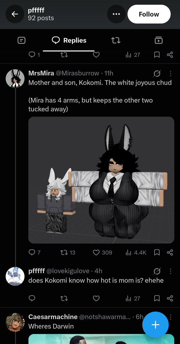 notshawarmachin's tweet photo. Brother you goon to Roblox https://t.co/JlJVxDZvHS