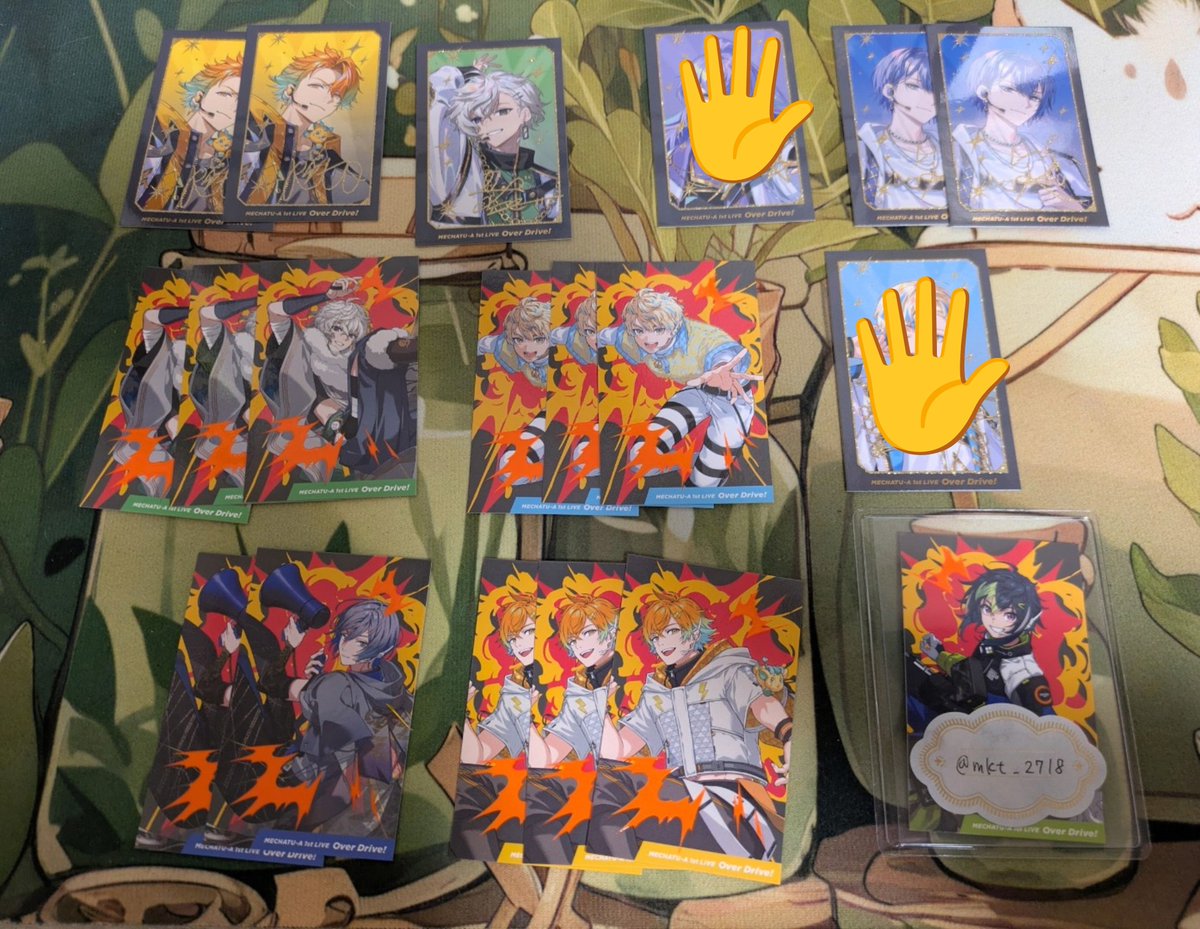 Makochi_log's tweet photo. 【交換】
にじさんじ MECHATU-A ライブ グッズ Over drive! 1st LIVE ランダムカード チェキ風カード

譲
画像1

求
画像2
※コンプ目的含む

郵送交換(都内手渡し相談)
検索からでもお気軽にお声かけください
よろしくお願いします https://t.co/OTWpTrc8Hr