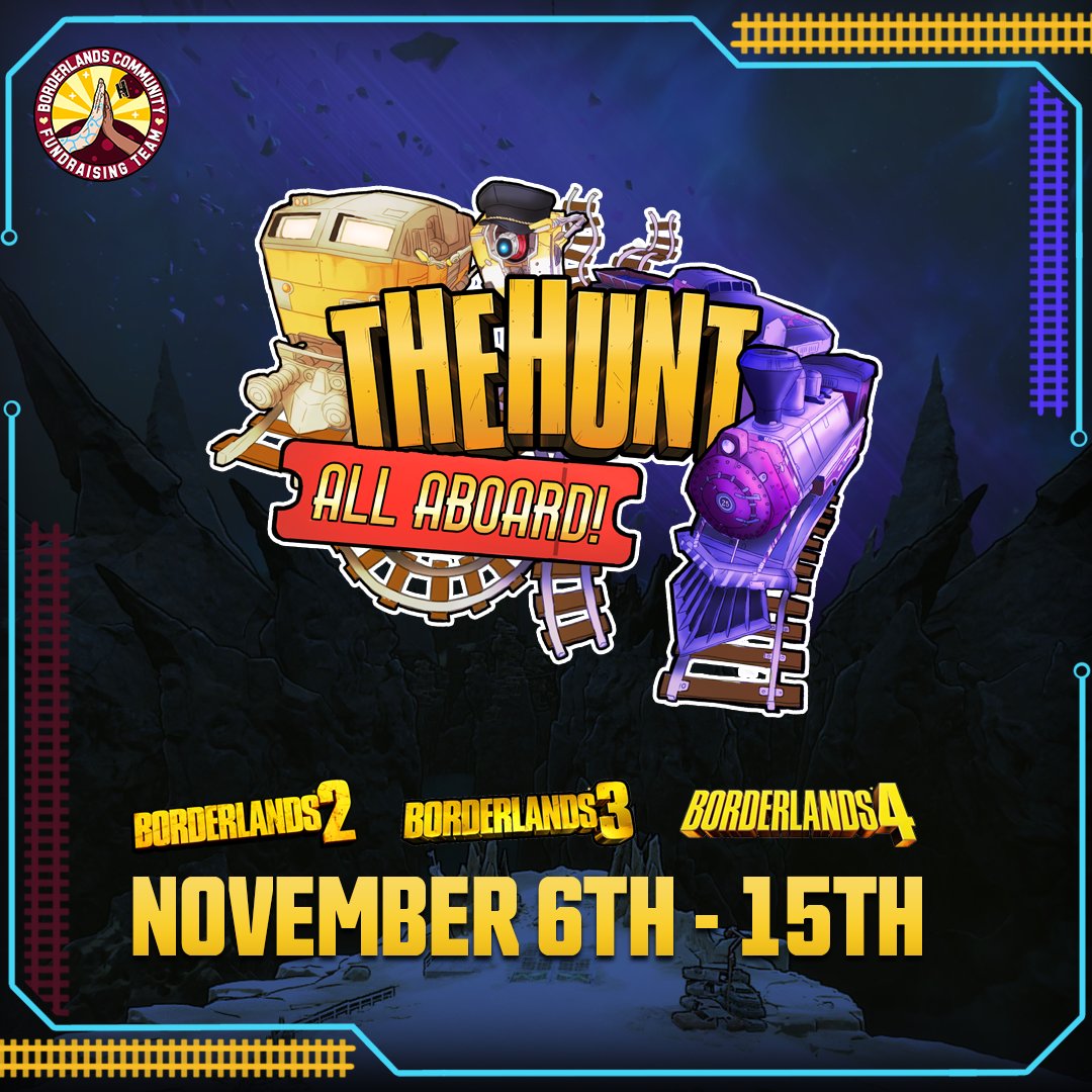 thehuntcharity's tweet photo. 🚂 Choo choo!
Get your tickets ready; The Hunt: All Aboard is ready to go! Pick your game, pack your gear, and ride towards your new adventure!

Join us in raising money for the kids of @StJudePLAYLIVE ❤️

👇More details below https://t.co/MTFEPxWeBe