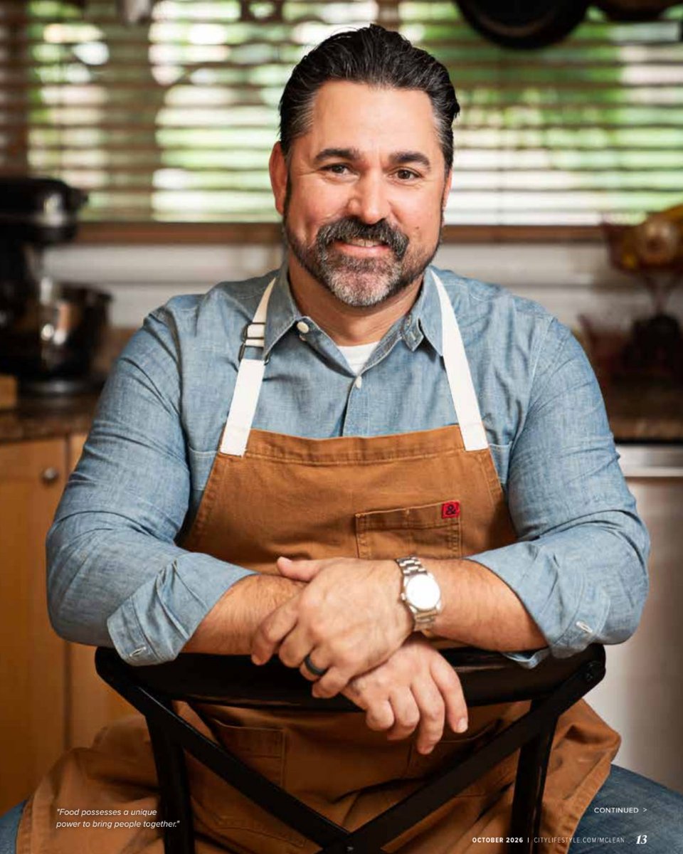NeutralGroundVA's tweet photo. October “Food &amp; Drink” issue of #McLeanCityLifestyle features @chefdavidguas who reflects on the importance of culinary traditions+community: “Food possesses a unique power to bring people together. I see it as a way to pass down our heritage &amp; values across generations" https://t.co/9gELEbYdSK