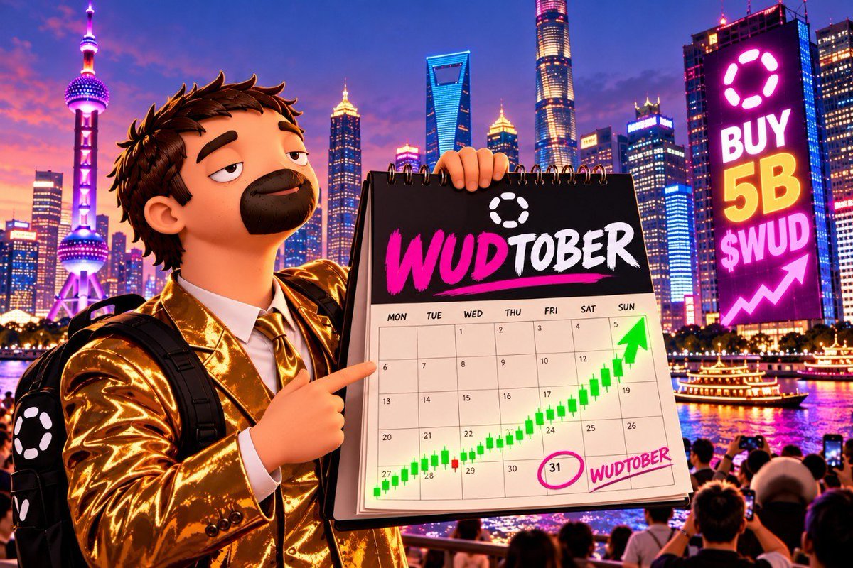 s0m3thingelse85's tweet photo. UPTOBER? Nah… WUDTOBER. 🟢🚀

October is loading.

Charts are waking up.

Gavun already flipped the calendar. 👀
Time to OUTWUD the market.
BUY 5B $WUD 🔥

$WUD $DOT #Polkadot #Uptober https://t.co/Ys9ewyOD1P